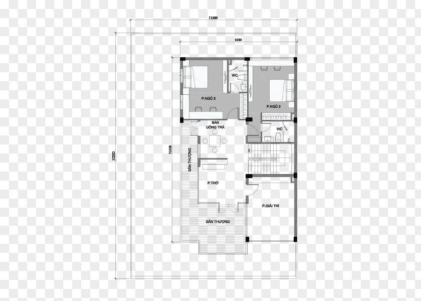 Sea Villa Vinhomes Central Park Floor Plan PNG