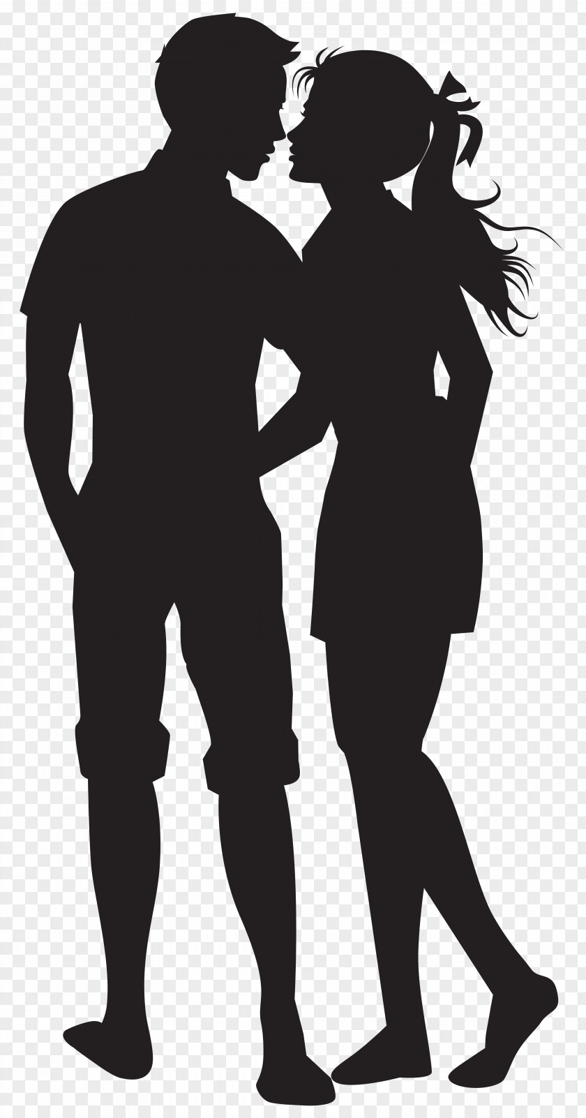 Silhouette Clip Art Couples Image Vector Graphics PNG