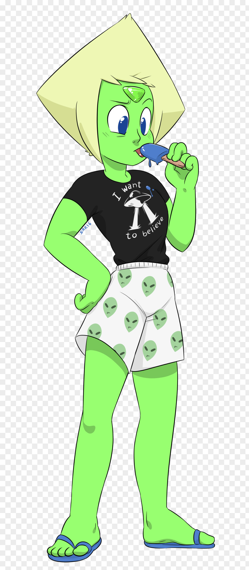 Steven Universe Peridot Fanart Green Fan Art PNG