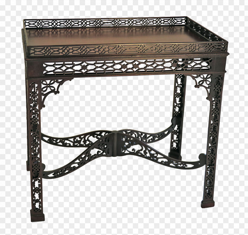 Fine Table Bedside Tables Antique Furniture Chinese Chippendale PNG