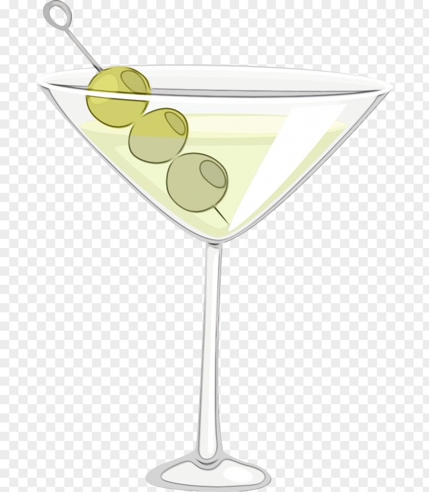 Martini Cocktail Garnish Champagne Glass PNG