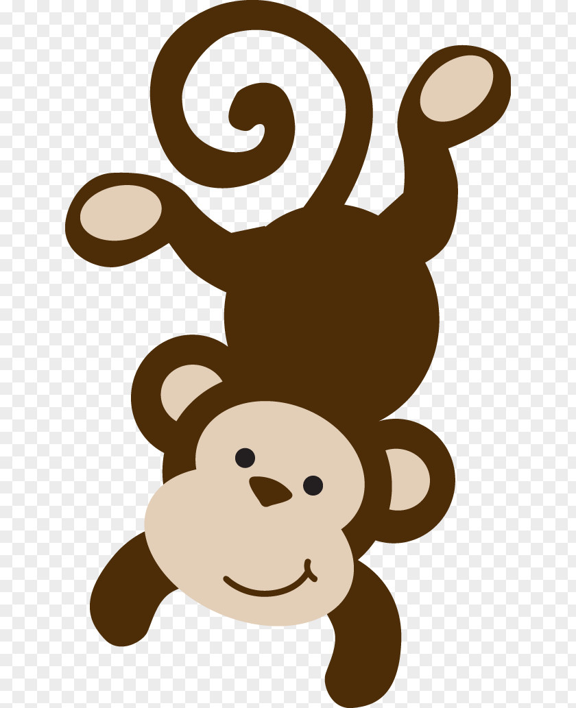 Safari Monkey Cliparts Brown Spider Infant Clip Art PNG