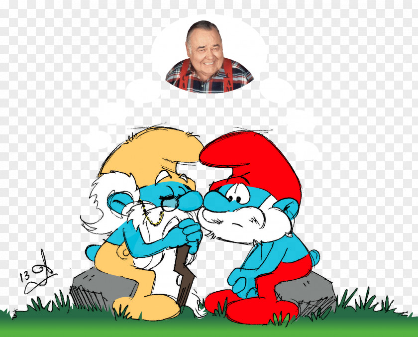 Smurfs Papa Smurf Smurfette The Animation Film PNG