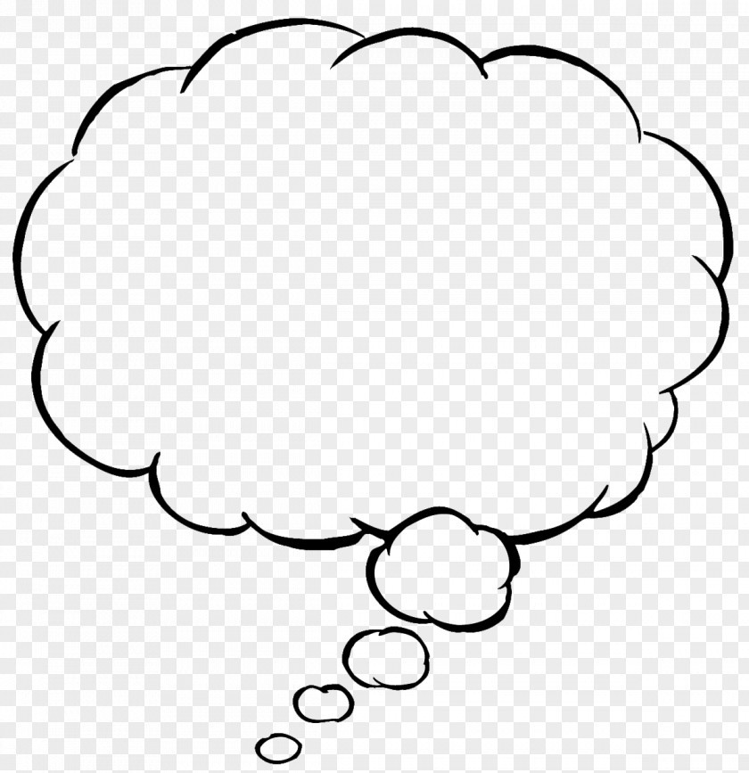 Thinking Speech Balloon Clip Art PNG