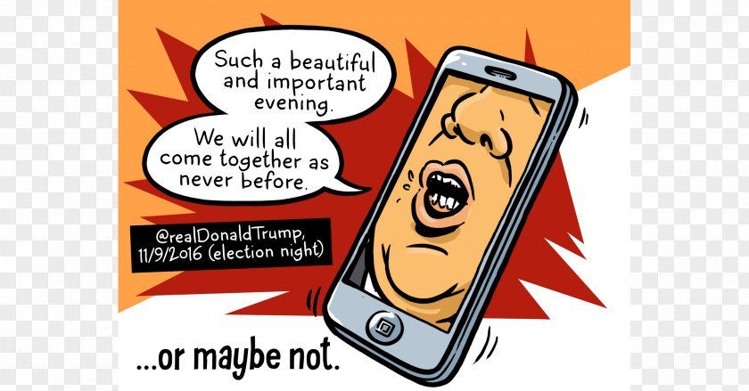 Trump Cartoon Comics Line Character Animated PNG