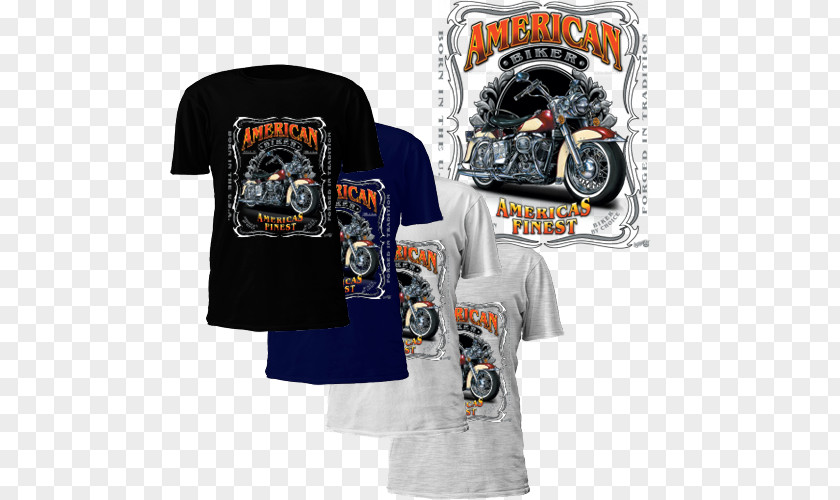 Tshirt T-shirt United States Of America Motorcycle Bicycle PNG