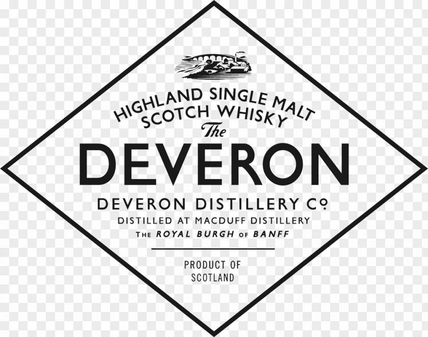 Whiskey River Deveron Macduff Distillery Logo Brand PNG