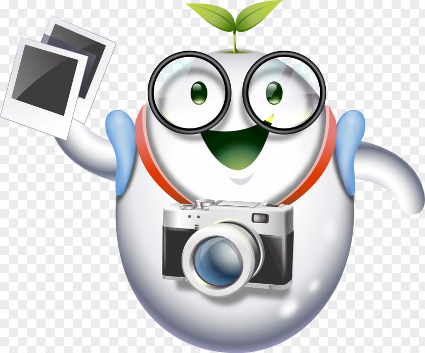 Cute Cartoon Villain Internet Eggs Photographer Photography Gratis PNG