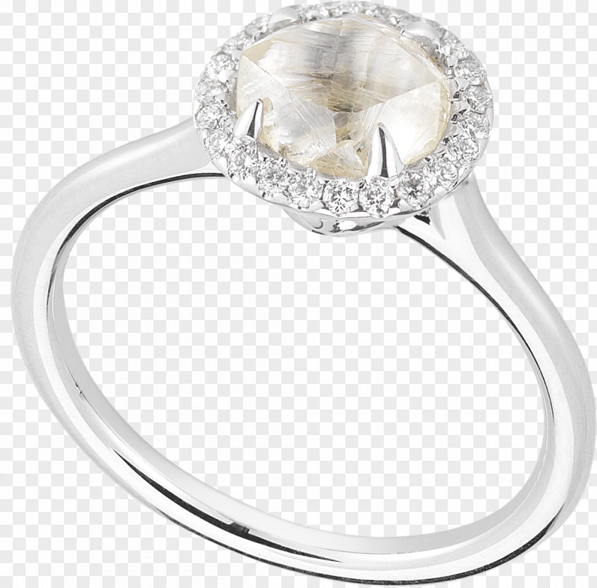 Diamond Rough Wedding Ring Product Design Body Jewellery PNG