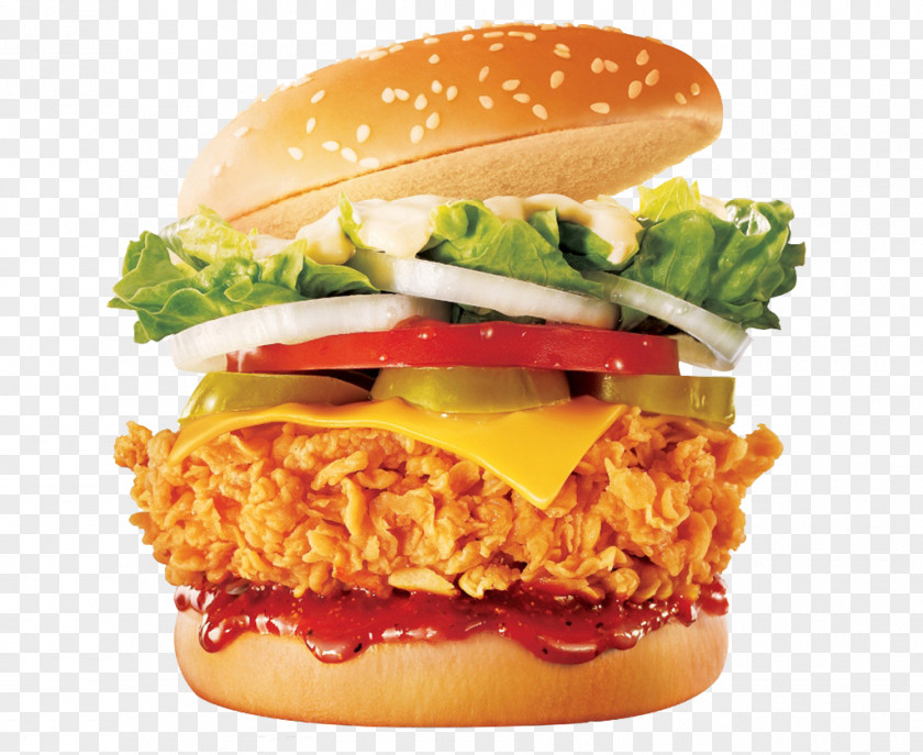 Hamburger Fried Chicken Sandwich Fast Food French Fries PNG