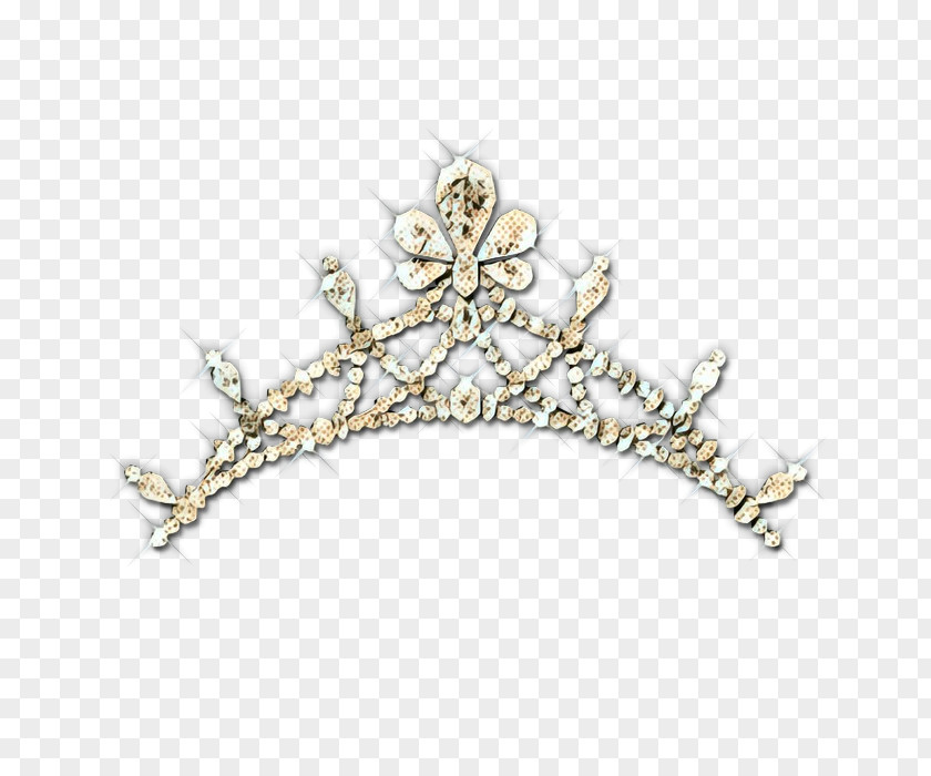 Metal Pearl Crown Drawing PNG