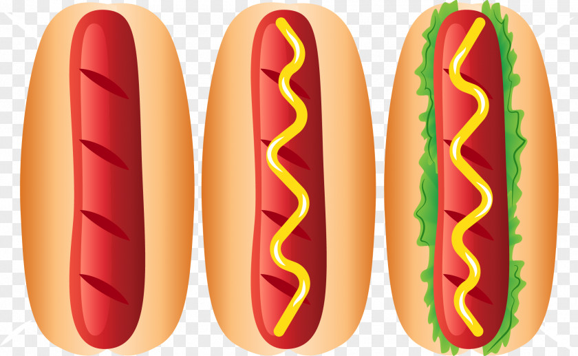 Vector Hot Dog Hamburger Tailgate Party Bread PNG