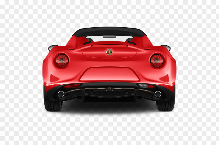 Alfa Romeo 2018 4C Spider 8C Competizione Car PNG