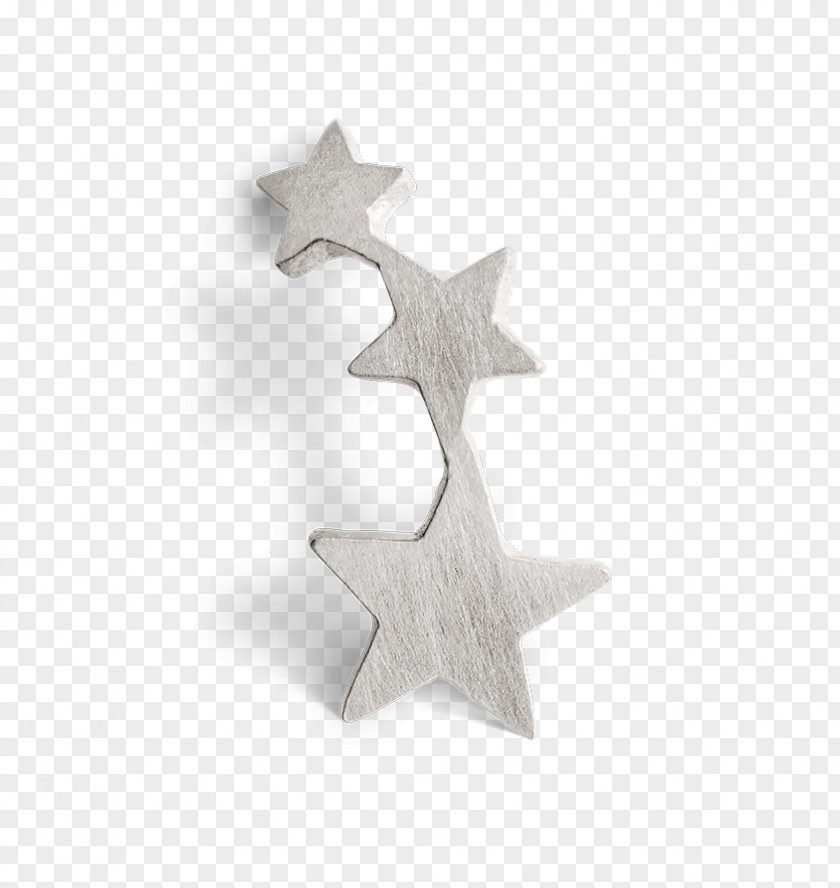 Jewellery Earring Sterling Silver Star PNG