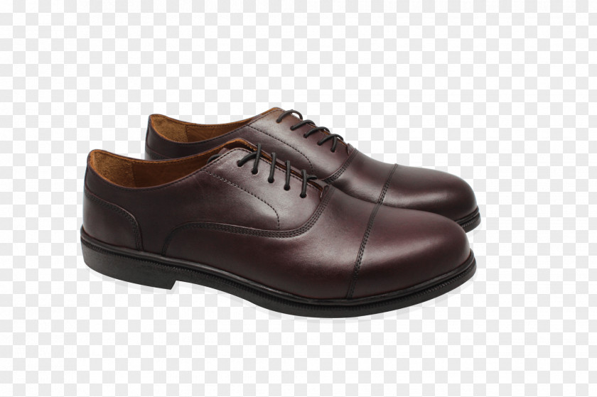 Oxford Cap Shoe Dress Leather Minimalist PNG