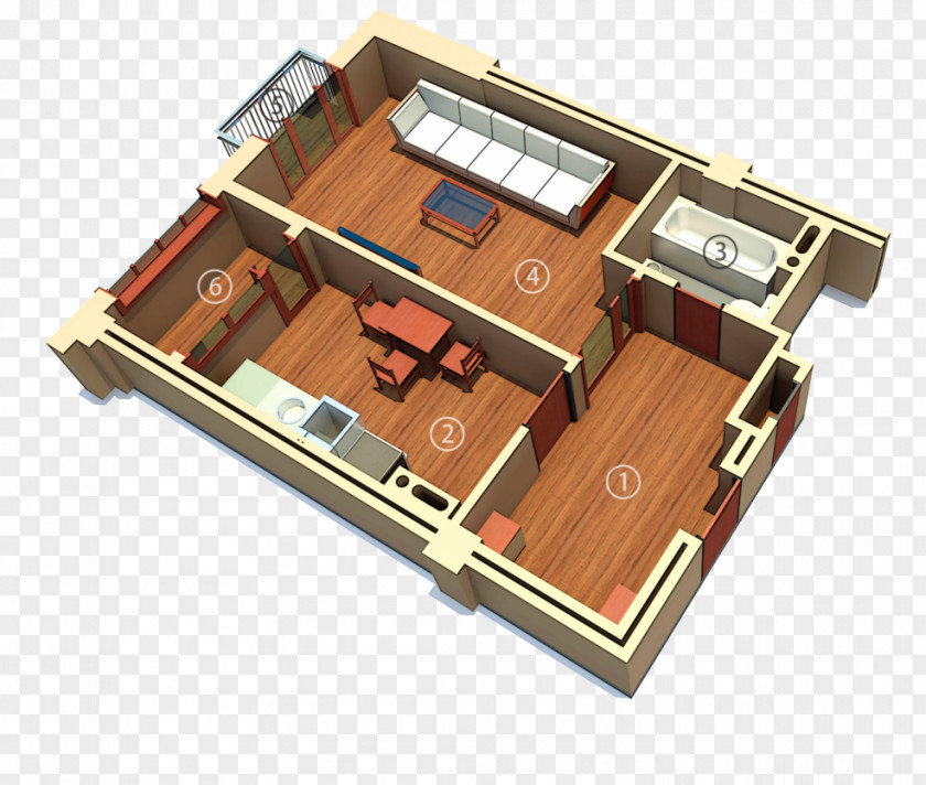 Apartment Relocation Floor Plan PNG