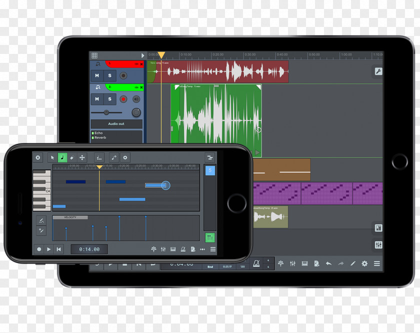 Digital Audio Workstation N-Track Studio Recording Multitrack Android PNG