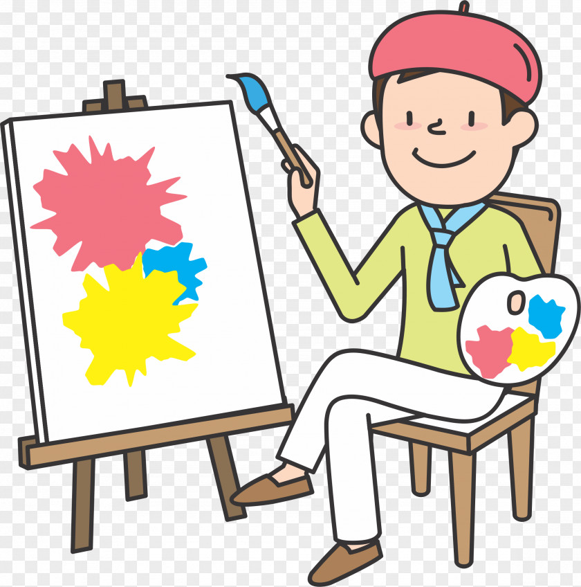 Painting Painter Watercolor Easel Paint Brushes PNG
