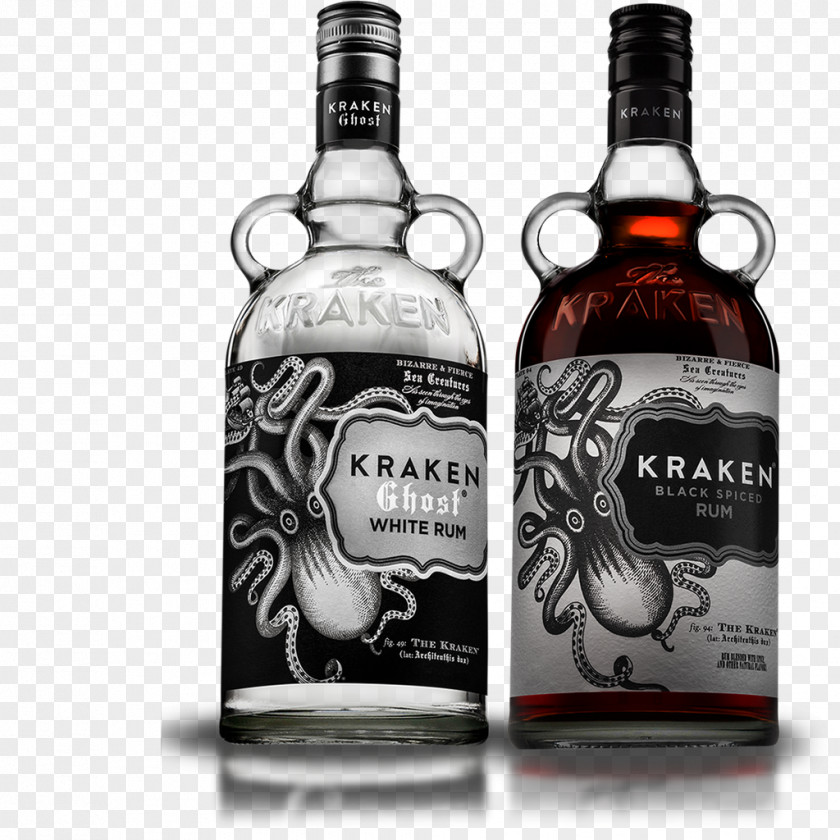Vodka Liqueur Kraken Rum Distilled Beverage Whiskey PNG