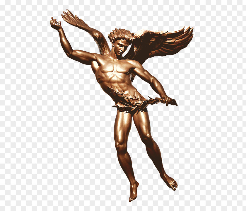 Angel Cherub Statue PNG