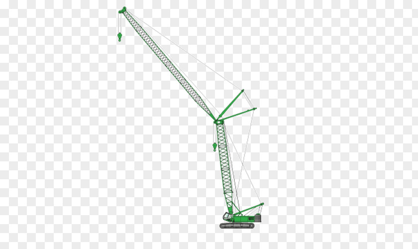 Article Component Level Luffing Crane Sennebogen Cargo Continuous Track PNG