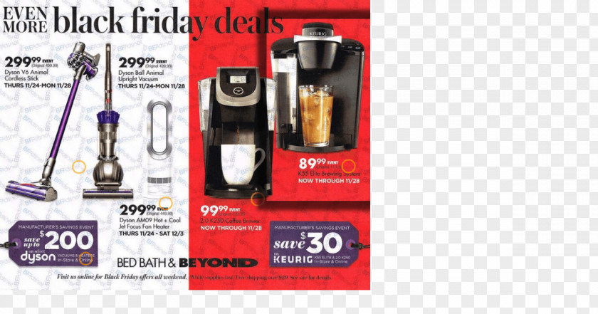 Black Friday Flyer Discounts And Allowances Bed Bath & Beyond Brand PNG