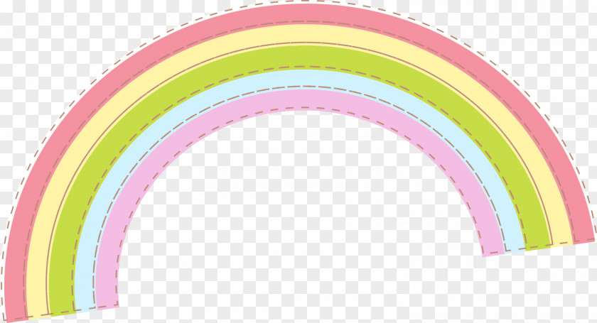 Cartoon Rainbow Drawing PNG