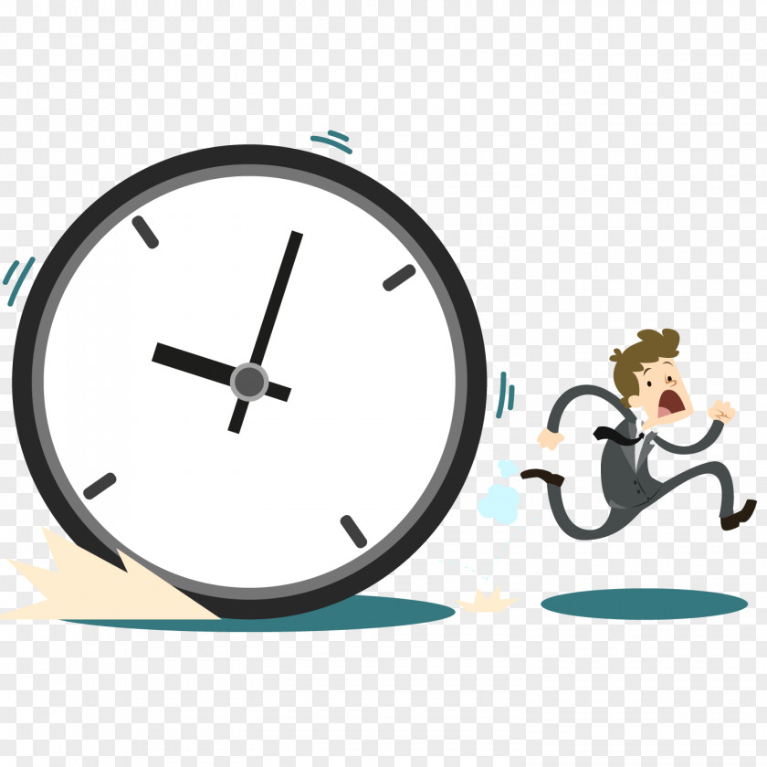 Count The Business Man To Catch Clock Time Limit Management Task Productivity PNG