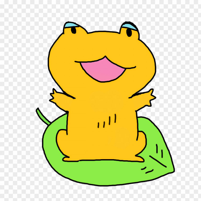 Toad True Frog Tree Frogs Yellow PNG