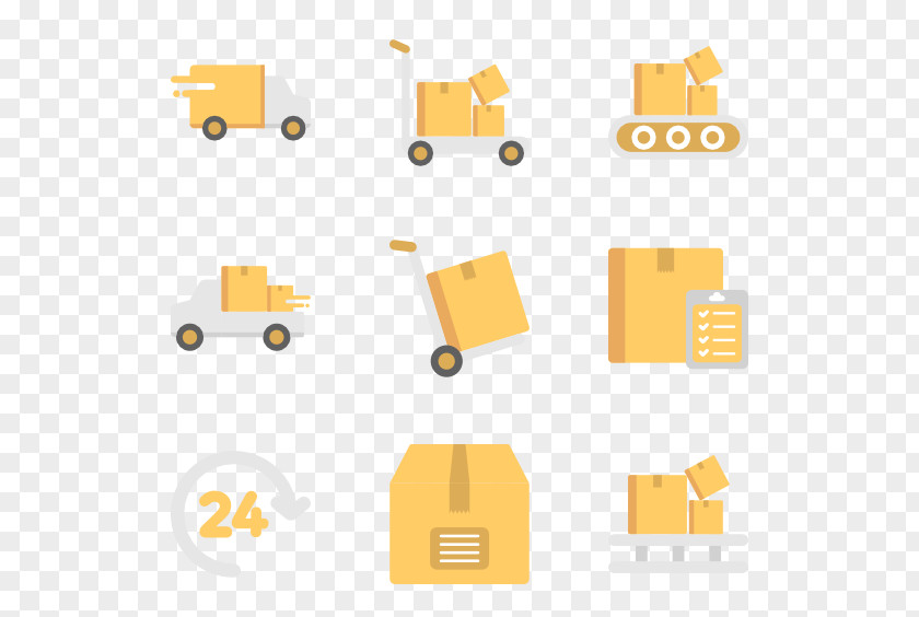 Box Courier Icon Design Packaging And Labeling Desktop Wallpaper PNG