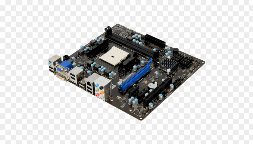 Motherboard Socket FM2 MSI FM2-A75MA-E35 MicroATX CPU PNG