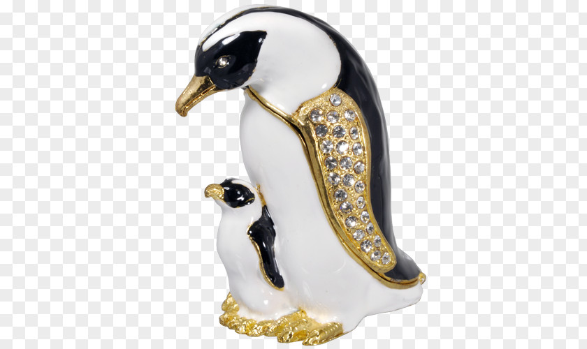 Penguin Emperor Urn Bird Keepsake Box PNG