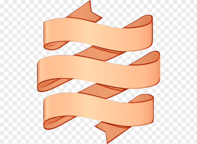 Ribbon Footwear Orange PNG