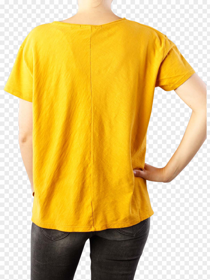 Yellow Shirt Sleeve Shoulder PNG