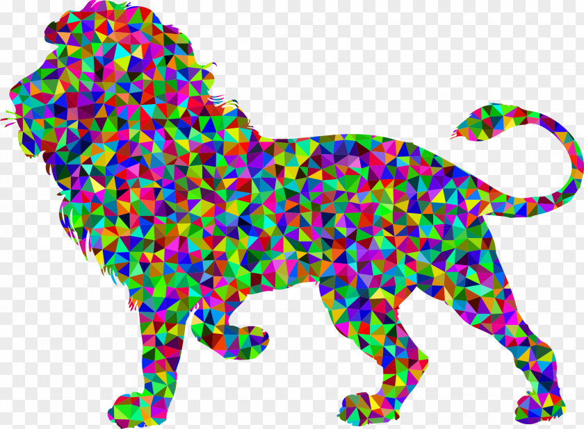Animal Silhouettes Lion Clip Art PNG