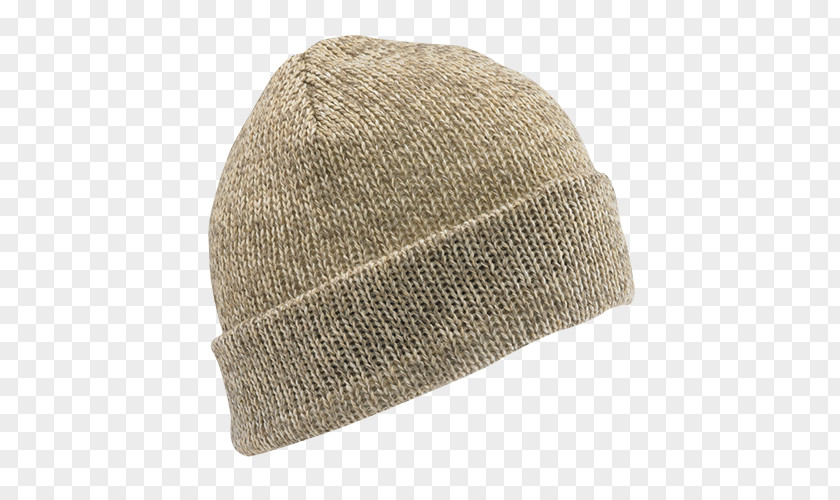 Beanie Knit Cap Woolen Beige PNG