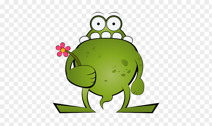 Green Frog Cartoon Monster Royalty-free Illustration PNG