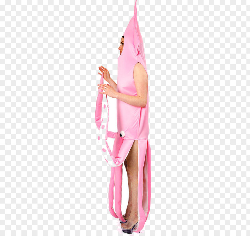 Holes Squid Costume As Food Disguise Clothing PNG