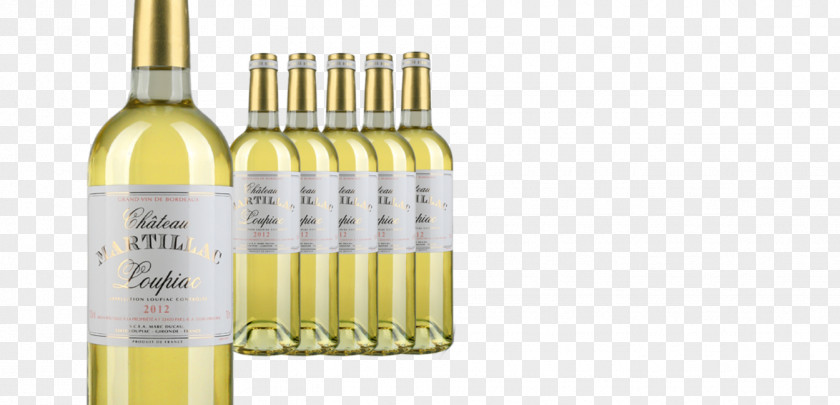 Wine Liqueur White Glass Bottle PNG