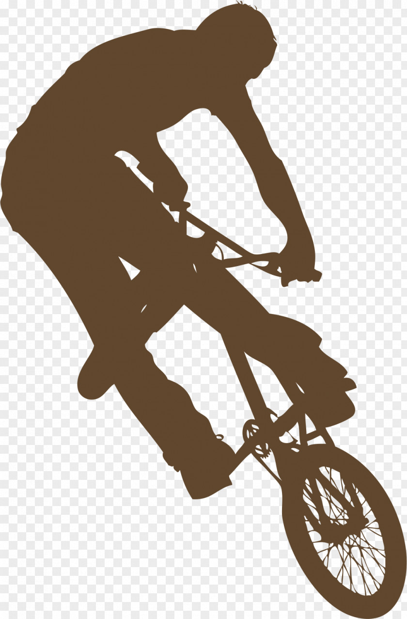 Bicycle Silhouette Figures BMX Bike Cycling PNG
