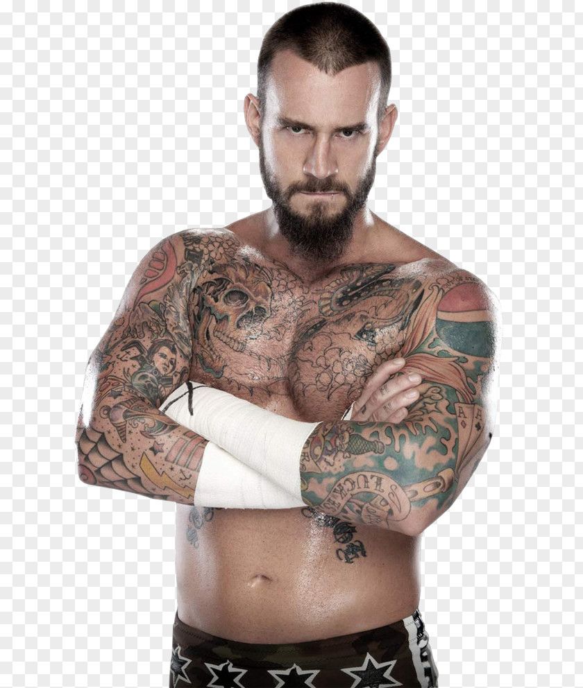 CM Punk WWE Superstars Tattoo Professional Wrestling PNG wrestling, Photos, man in black and white star print bottoms crossing his arms clipart PNG