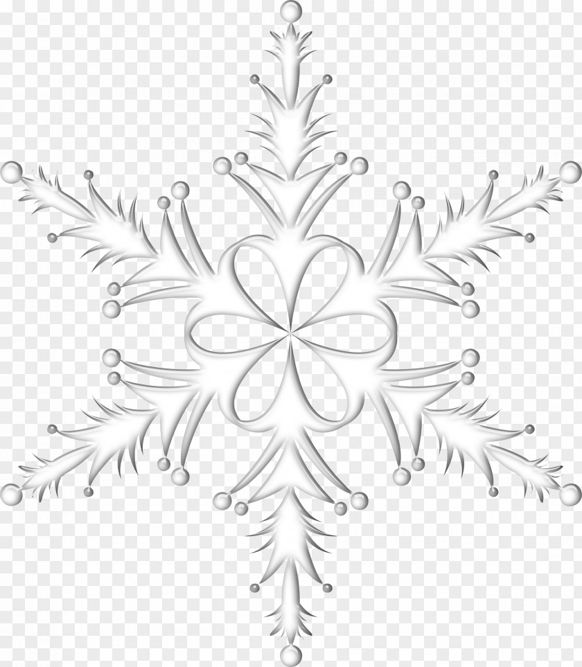 Snowflakes Snowflake Flower Tree Pattern PNG