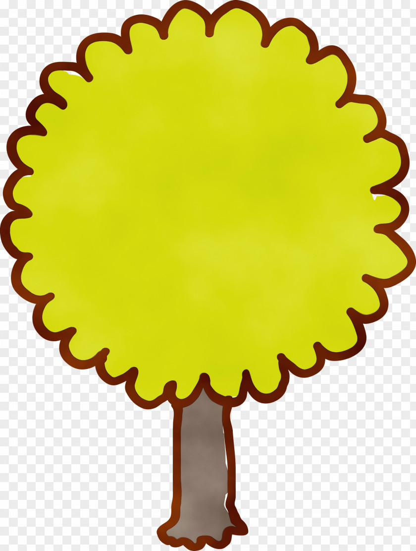 Yellow Baking Cup Bottle Cap PNG