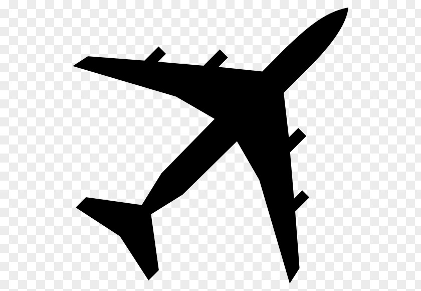 Airplane Silhouette Drawing Clip Art PNG