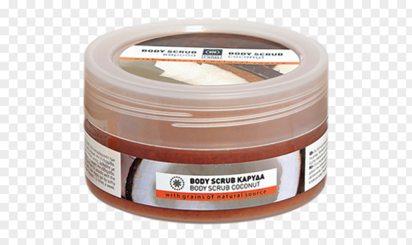 Body Scrub Cream Flavor PNG