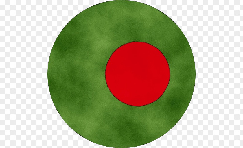 Plate Green Christmas Circle PNG