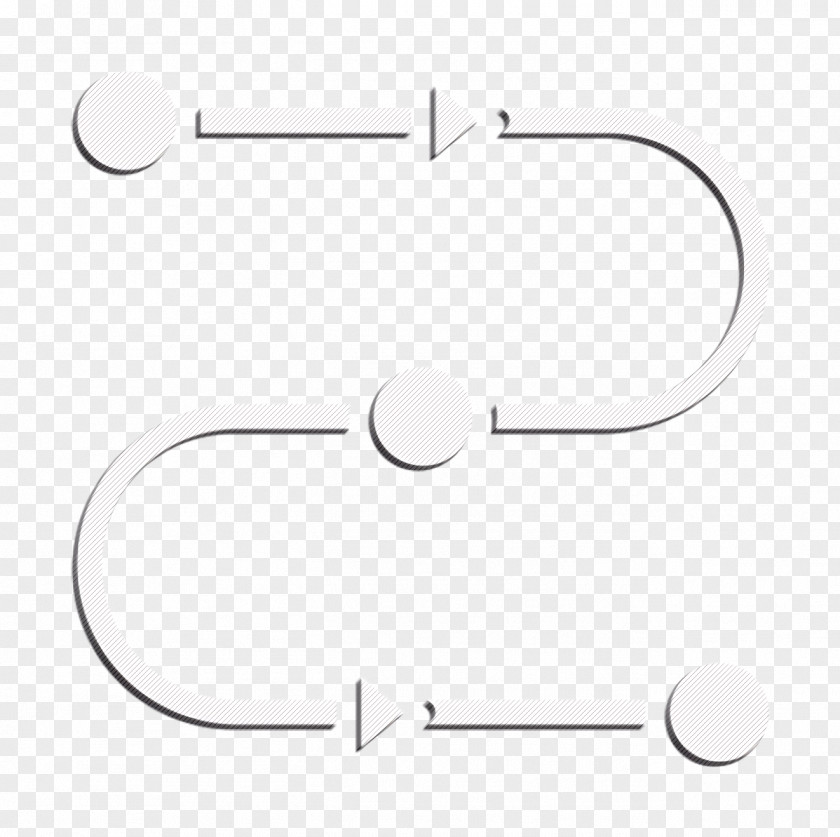 Road Icon Distance Chart And Diagram PNG