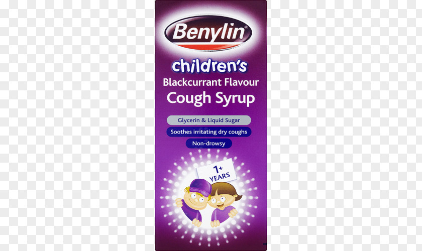 Cough Mixture Benylin Medicine Common Cold Influenza Treatment PNG