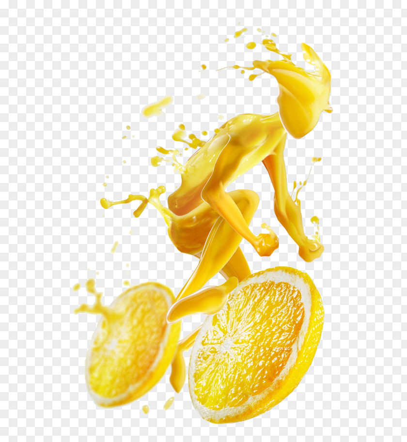 Creative Advertising Lemon Orange Juice Cocktail Grapefruit PNG