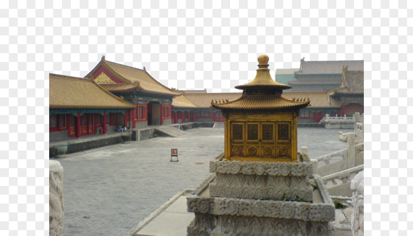 Forbidden City Physical Map Palace Architecture PNG